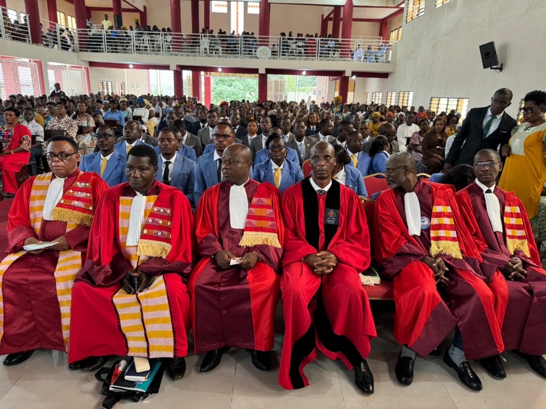 Les officiants de la cérémonie de diplomation de l’ISTHA