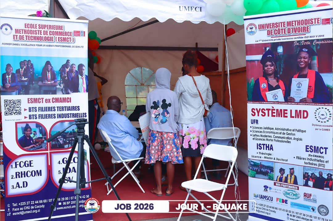 L’UMECI aux Journées de l’Orientation du Bachelier (JOB) 2026 à Abidjan, Bouaké et Korhogo