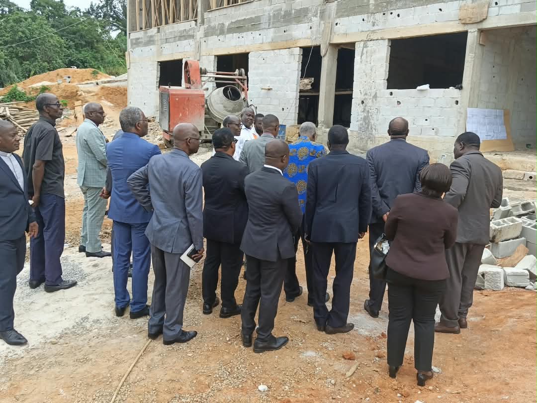 Visite du chantier du bâtiment R+2