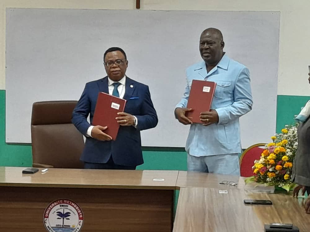 Cérémonie de signature d’une convention entre L’UMECI et l’Université de l’Alliance Chrétienne d’Abidjan (UACA) – photo 5