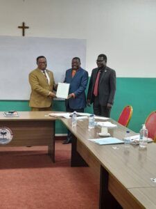 RÉCEPTION DES NOUVEAUX DOCTEURS DE L’ISTHA PAR LE COMITE DE DIRECTION DE L’UMECI LE 11/11/2024 – photo 4